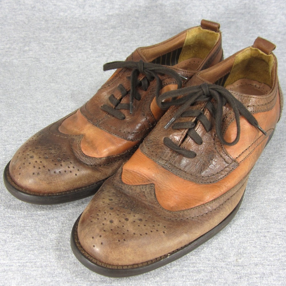 Johnston Murphy J&M 1850 Wingtip Oxford Leather Size 10M Model 20-3680